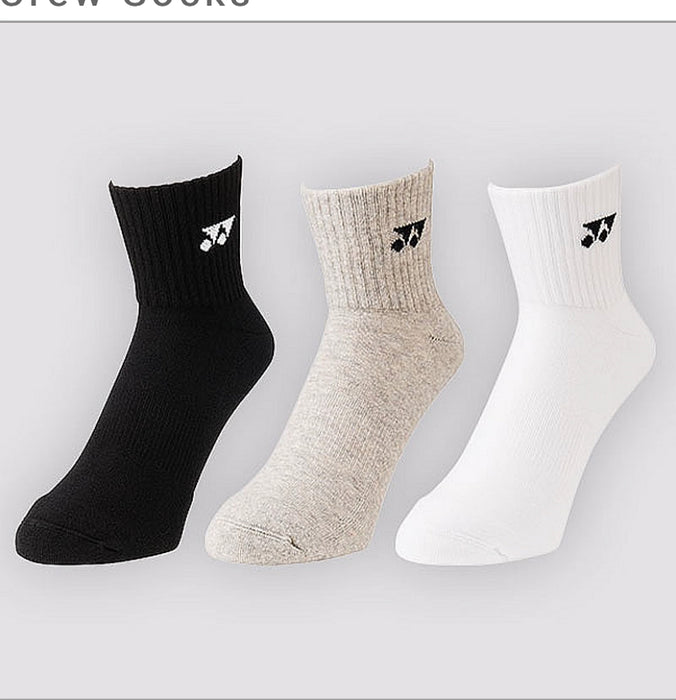 Yonex 19141 EX 3-Pack Sport Crew Socks on sale at Badminton Warehouse