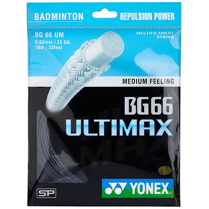 Yonex BG 66 Ultimax Badminton String on sale at Badminton Warehouse