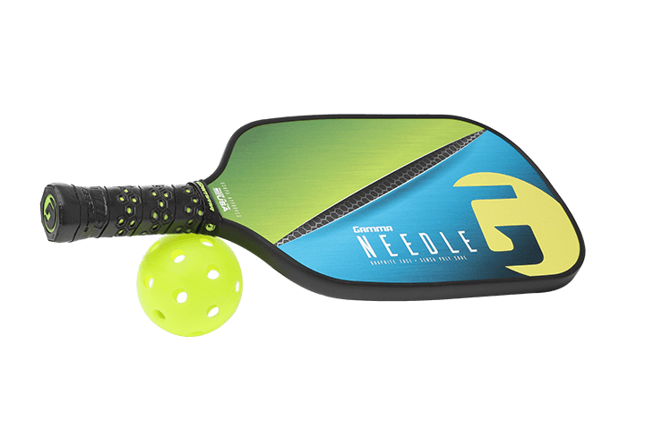 Gamma Needle Graphite Pickleball Paddle on sale at Badminton Warehouse